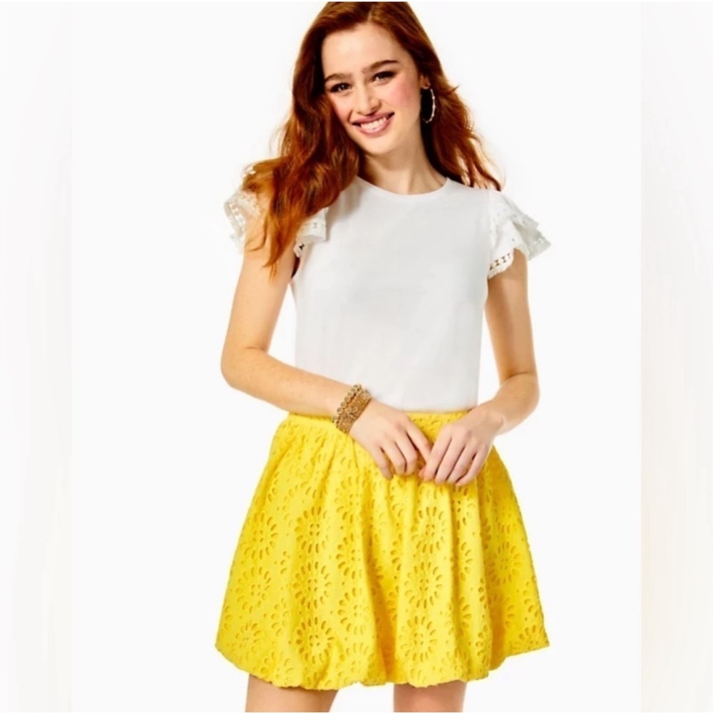 NWT Lilly Pulitzer yellow skirt
